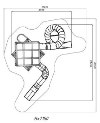 Игровой комплекс Эко 701001 для детской площадки, фото 4 Игровой комплекс Эко 701001 для детской площадки, фото 4