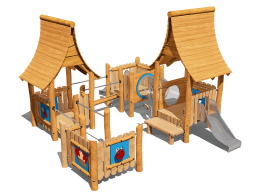 Игровой комплекс Эко VST 0022/1 для детской площадки, фото 1 Игровой комплекс Эко VST 0022/1 для детской площадки, фото 1