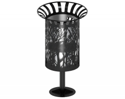 Урна Порядок 5 с баком (под анкера). Без логотипа, фото 4