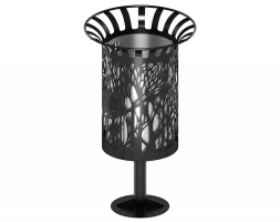 Урна Порядок 5 с баком (под анкера). Без логотипа, фото 5