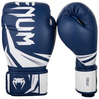 Перчатки боксерские Venum Challenger 3.0 Navy Blue/White, фото 1