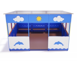 Теневой навес игровой Дельфин Панорама 20 м2, фото 3 Теневой навес игровой Дельфин Панорама 20 м2, фото 3