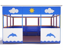 Теневой навес игровой Дельфин Панорама 20 м2, фото 4 Теневой навес игровой Дельфин Панорама 20 м2, фото 4