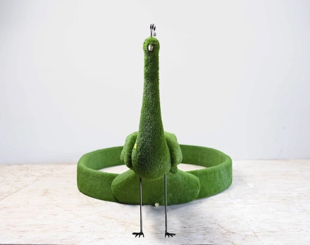 Топиари Павлин клумба - газон Eco, фото 2