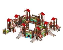 Детская игровая площадка В гостях у сказки ДИК 1.05.01-11.С H=900, фото 4