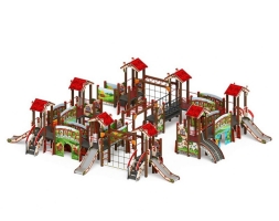 Детская игровая площадка В гостях у сказки ДИК 1.05.01-11.С H=900, фото 2