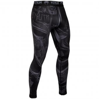 Компрессионные штаны Venum Gladiator Black/Black, фото 1
