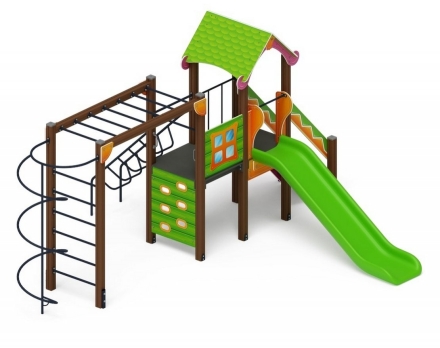 Детская игровая площадка Лукоморье ДИК 2.25.05-01 H=1200, фото 2