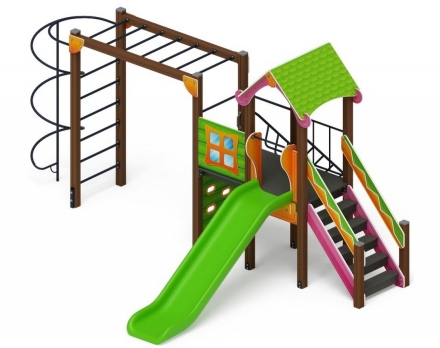 Детская игровая площадка Лукоморье ДИК 2.25.05-01 H=1200, фото 1