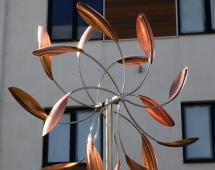 Медная скульптура Звезда Увеличенный размер