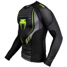 Рашгард Venum Technical 2.0 Black/Yellow L/S