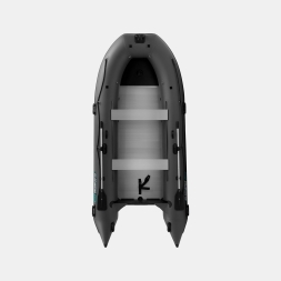 Gladiator C 400 AL ACTIVE Темно-серый моторная лодка ПВХ Алюминиевый пайол, фото 4