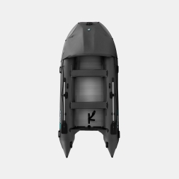 Gladiator C 400 AL ACTIVE Темно-серый моторная лодка ПВХ Алюминиевый пайол, фото 3