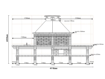 Печь Аристократ 736 Радиальный кирпич коричневый