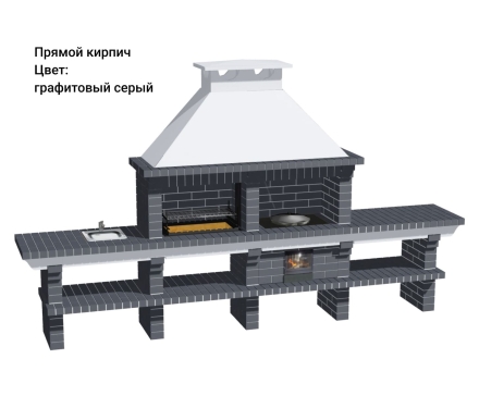 Печь Аристократ 736 Радиальный кирпич коричневый, фото 12