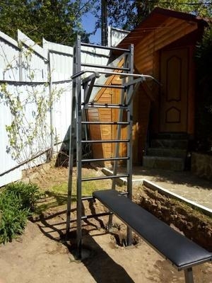 Шведская стенка для улицы EffectSport ПРОФ(У)-ТБПШ35, фото 7