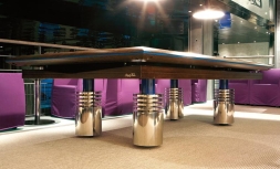 Дизайнерский бильярдный стол Django для игры в карамболь, 9 футов, фото 2