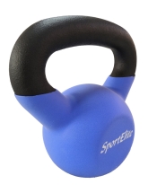 Гиря чугунная с виниловым покрытием SportElite 20 кг, матовая Гиря чугунная с виниловым покрытием SportElite 20 кг, матовая