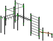 Воркаут ЛОВ 108 зеленый ВТ 102.14-02 Воркаут ЛОВ 108 зеленый ВТ 102.14-02