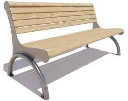 Скамейка парковая Берлин, Лиственница 1,8 м, фото 2