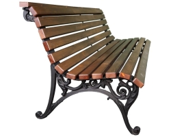 Скамейка Алушта, Лиственница 0,6 м, фото 4