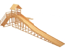 Зимняя деревянная горка "Зима Wood"-10 Зимняя деревянная горка "Зима Wood"-10