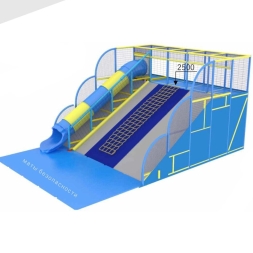 Большой Скалодром-вулкан с горкой (6,1*8,6*4,1 м.), фото 2 Большой Скалодром-вулкан с горкой (6,1*8,6*4,1 м.), фото 2