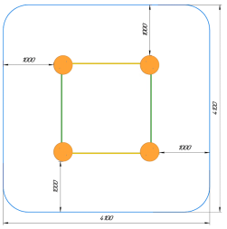 Песочница ПС-01.8 для детской площадки, фото 2