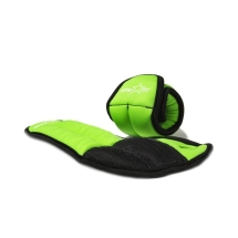 Утяжелители WT-201 для рук "Эргономичные", 0,5 кг, зеленый/черный Утяжелители WT-201 для рук "Эргономичные", 0,5 кг, зеленый/черный