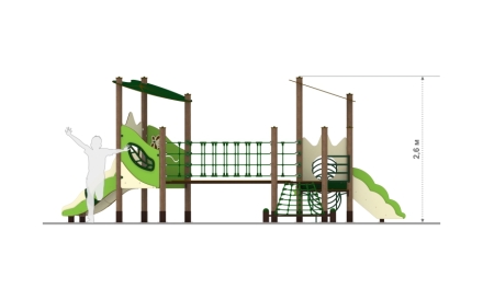 FUN-terra Детский игровой комплекс ЗЛ-32, фото 4