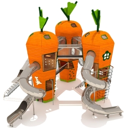 Игровой комплекс Морковки Эко 072003 для детской площадки, фото 1 Игровой комплекс Морковки Эко 072003 для детской площадки, фото 1