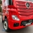 Электромобиль Mercedes-Benz Actros HL358 4WD красный