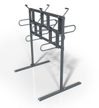 Стеллаж для вертикального хранения велосипедов Стеллаж для вертикального хранения велосипедов