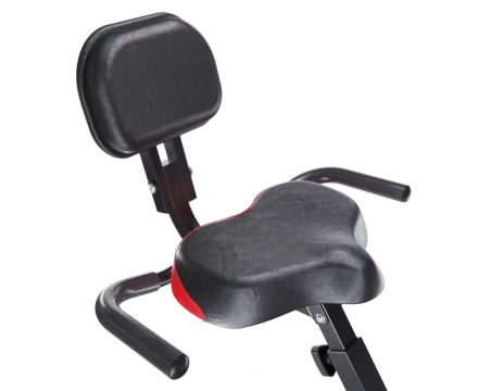 Велотренажер DFC X-Bike MBB с эспандерами, черно-красный , фото 5