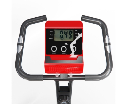 Велотренажер DFC X-Bike MBB с эспандерами, черно-красный , фото 6