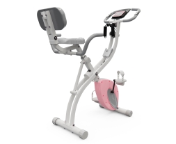 Велотренажер X-Bike DFC DavCreator, бело-розовый, фото 1