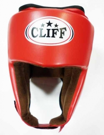 Шлем боксерский CLIFF открытый (FLEX) красный p.L, фото 1