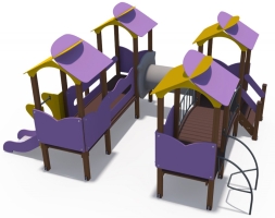 Игровой комплекс Зефир металлический скат Н-620 ДИО 10015, фото 3