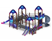 Детская игровая площадка Космопорт Космос ДИК 2.14.02-02 H=750 H=1200 H=2000