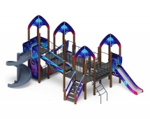 Детская игровая площадка Космопорт Космос ДИК 2.14.02-02 H=750 H=1200 H=2000