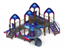 Детская игровая площадка Космопорт Космос ДИК 2.14.02-02 H=750 H=1200 H=2000