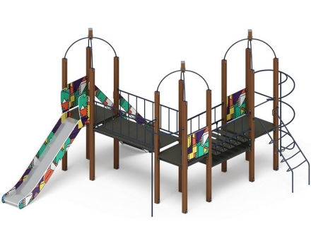 Детская игровая площадка ДИК 2.09.06-02, фото 1