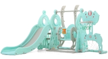 Горка + качели + ворота "Маяк" PS-051-М ментол Горка + качели + ворота "Маяк" PS-051-М ментол