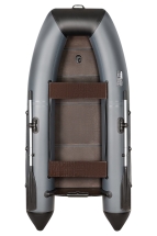 Поход-290TК слань+киль серый (лодка ПВХ под мотор)