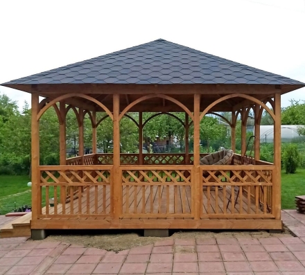 Прямоугольная беседка ДУШЕВНАЯ, фото 5