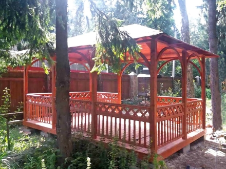 Прямоугольная беседка ДУШЕВНАЯ, фото 6