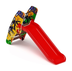 Горка пластиковая - ИО 42.01.05-04 - (красный скат) (Граффити)H=900, фото 1