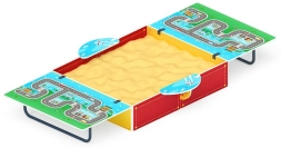 Песочница с крышкой средняя (Игра) - ИО 5.01.11-06, фото 3