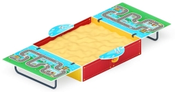 Песочница с крышкой средняя (Игра) - ИО 5.01.11-06, фото 2