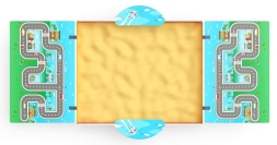 Песочница с крышкой средняя (Игра) - ИО 5.01.11-06, фото 5